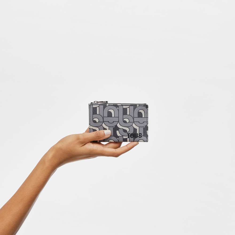 Monedero tarjetero negro TOUS MANIFESTO