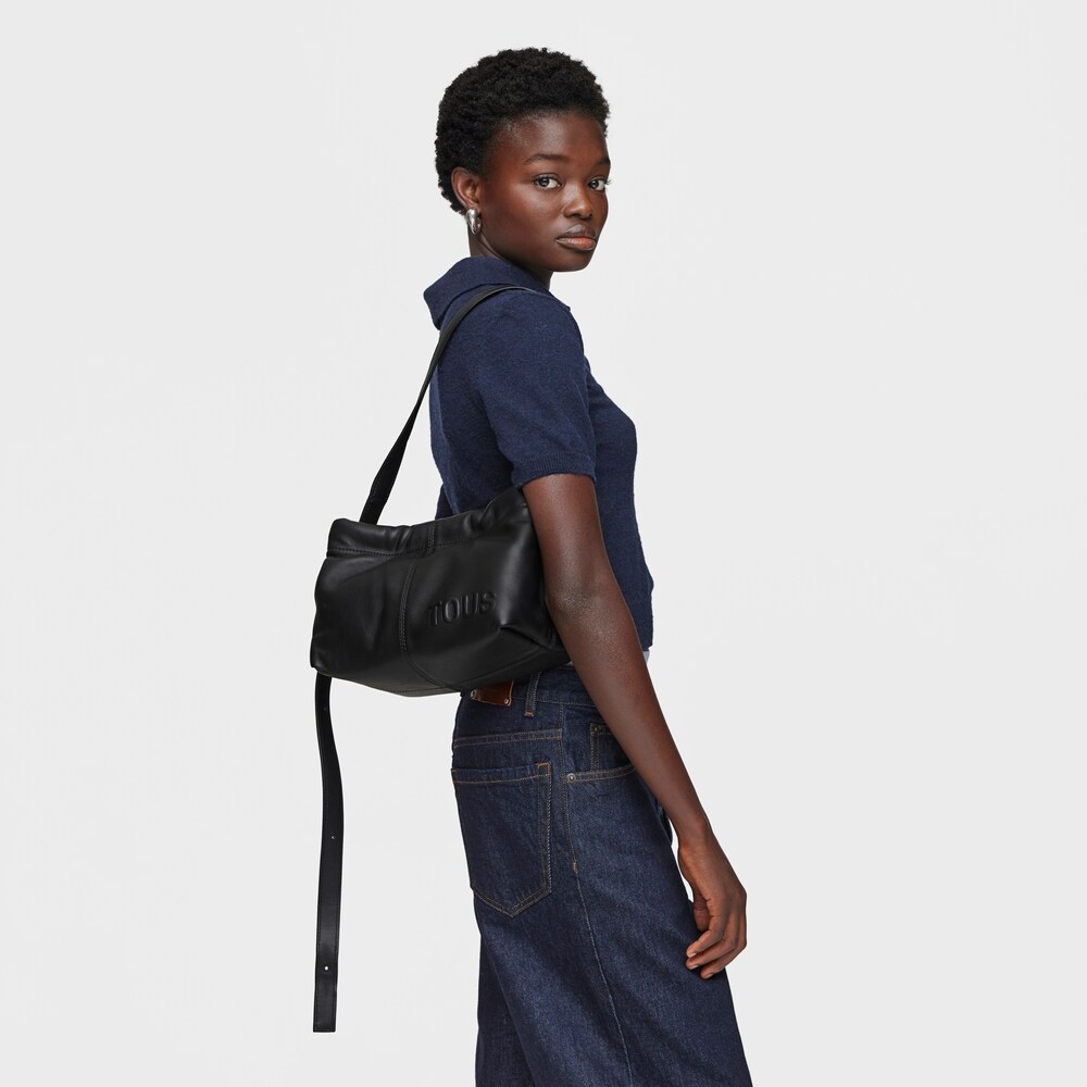 Black leather Crossbody bag TOUS Dolsa