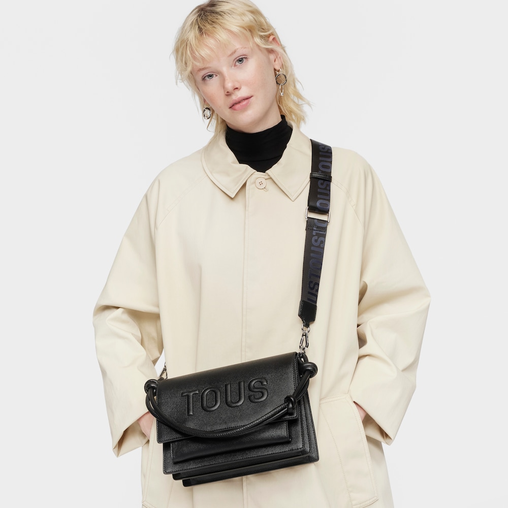 Medium black TOUS La Rue New Audree Crossbody bag image number 6