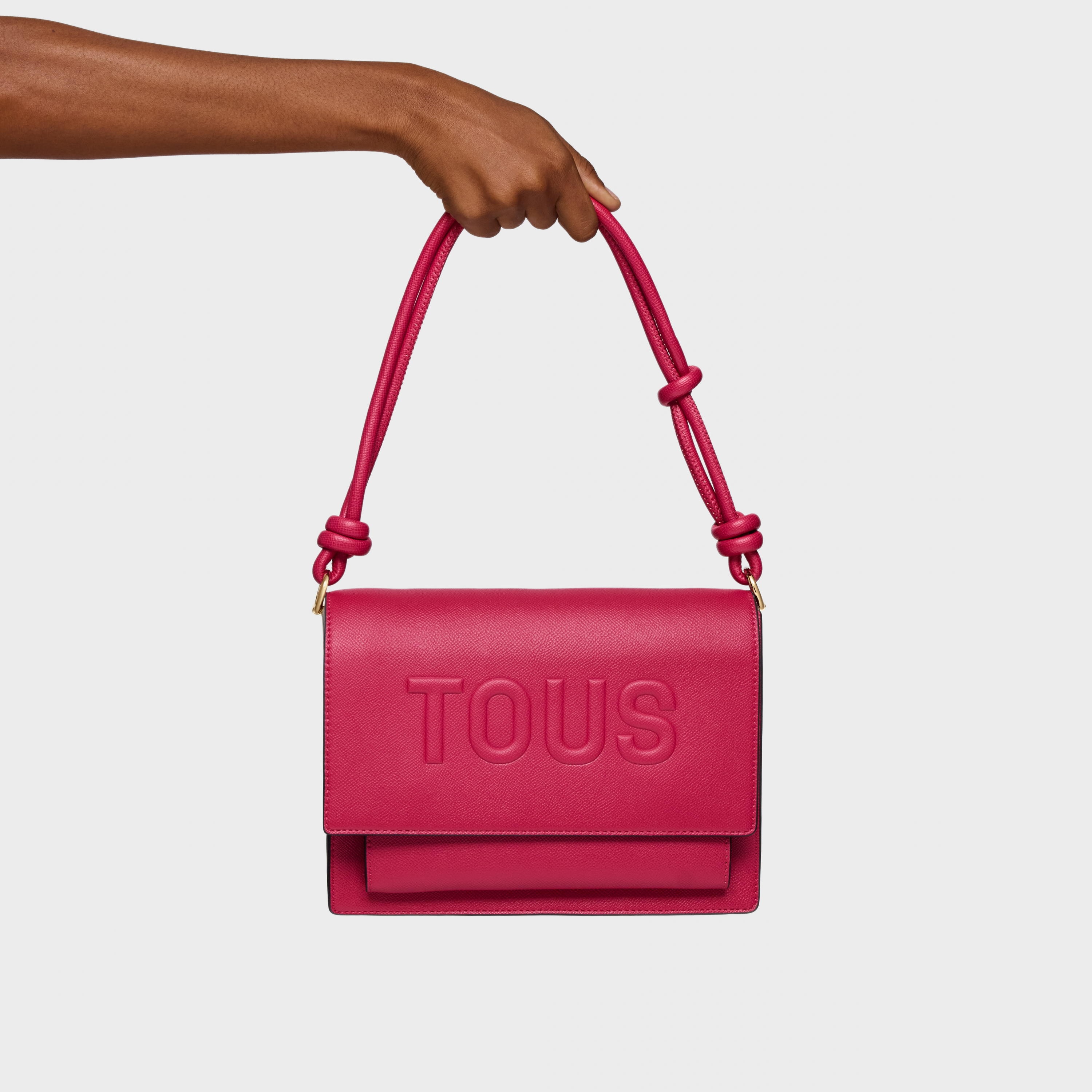 Medium fuchsia TOUS La Rue New Audree Crossbody bag