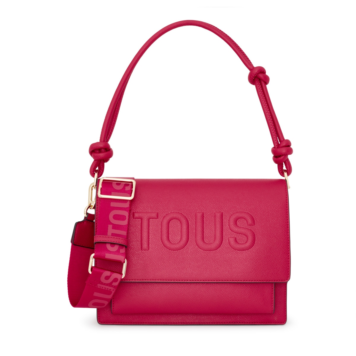 Medium fuchsia TOUS La Rue New Audree Crossbody bag