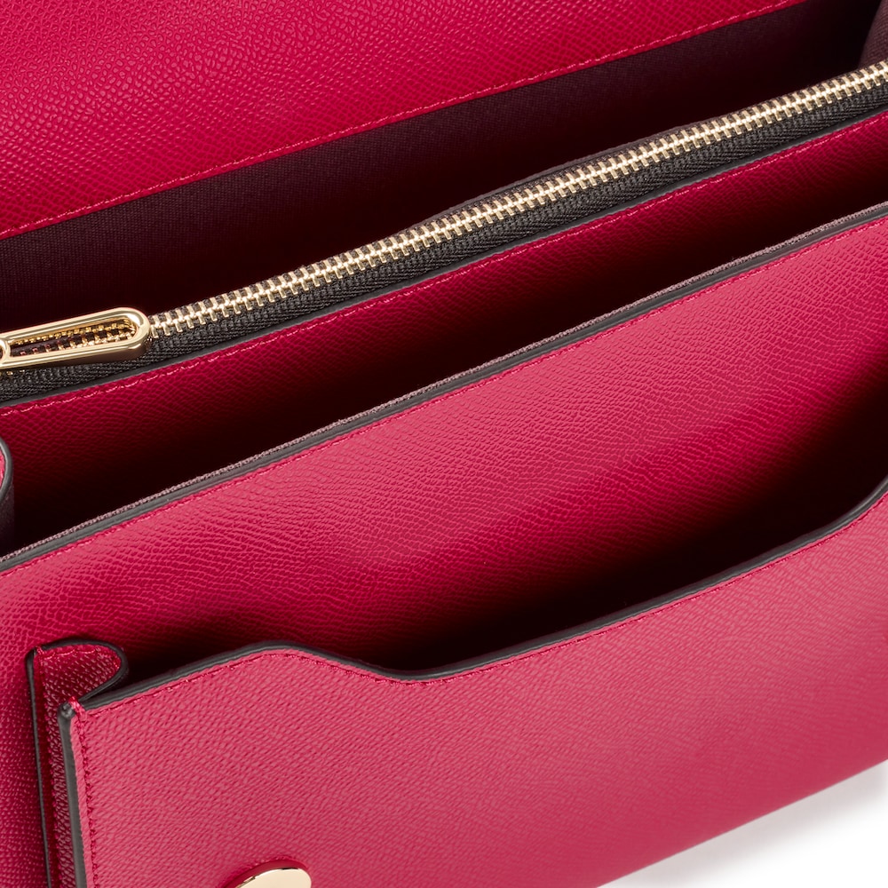 Stredne veľk&aacute; fuksiov&aacute; Crossbody kabelka Audree TOUS La Rue New