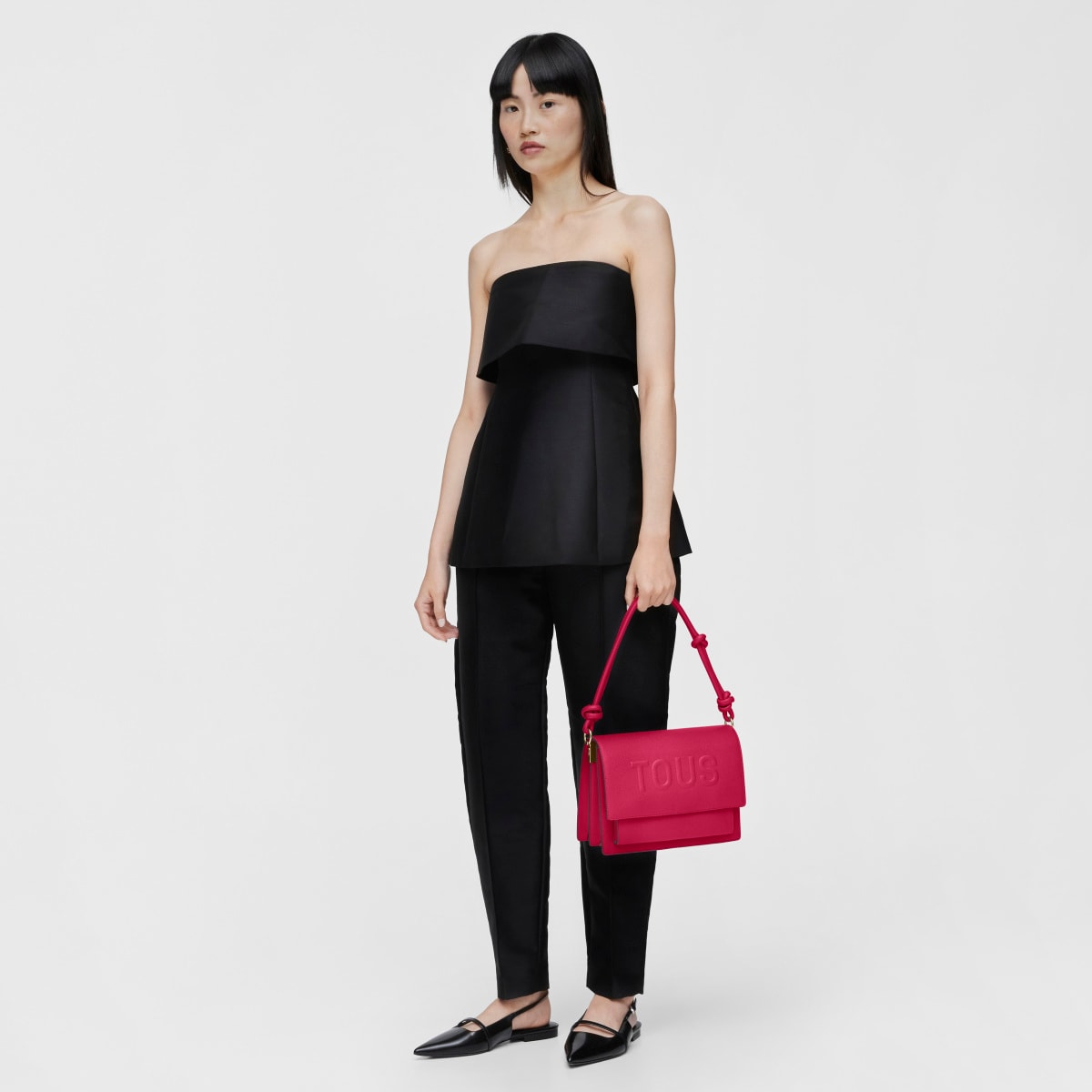 Medium fuchsia TOUS La Rue New Audree Crossbody bag