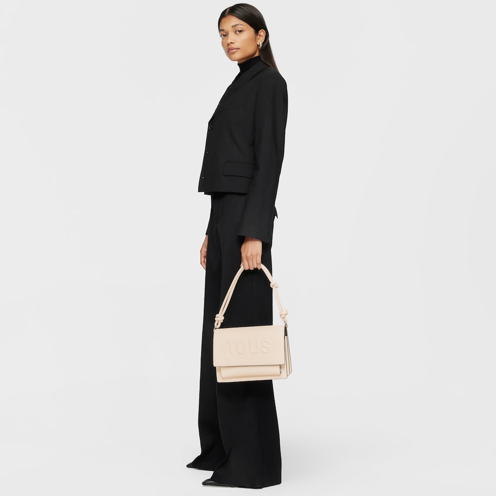 Medium beige TOUS La Rue New Audree Crossbody bag image number 4