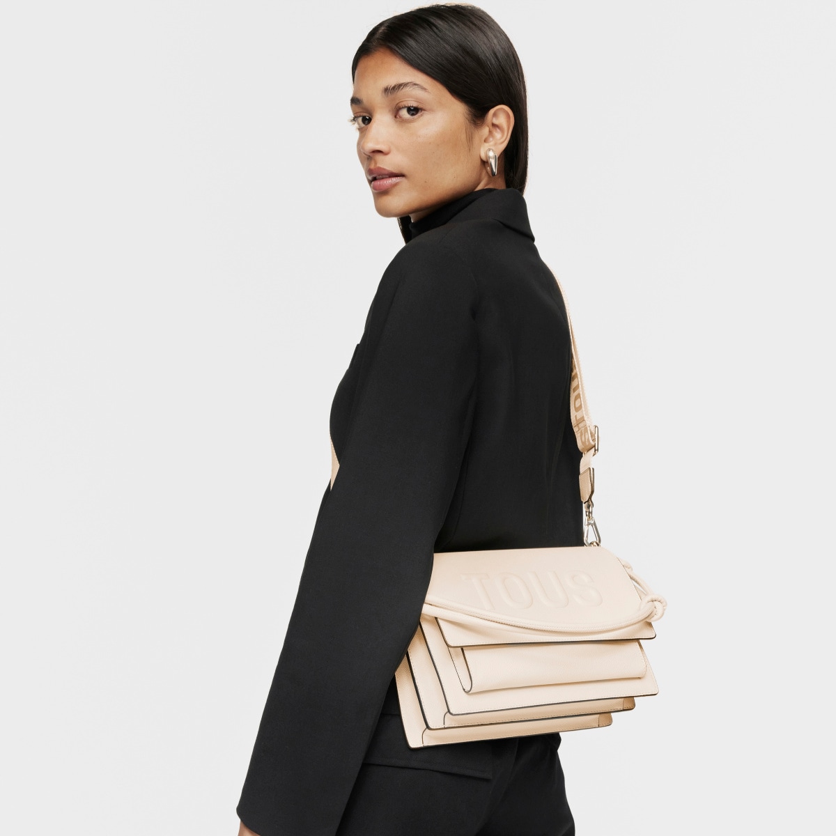Medium beige TOUS La Rue New Audree Crossbody bag