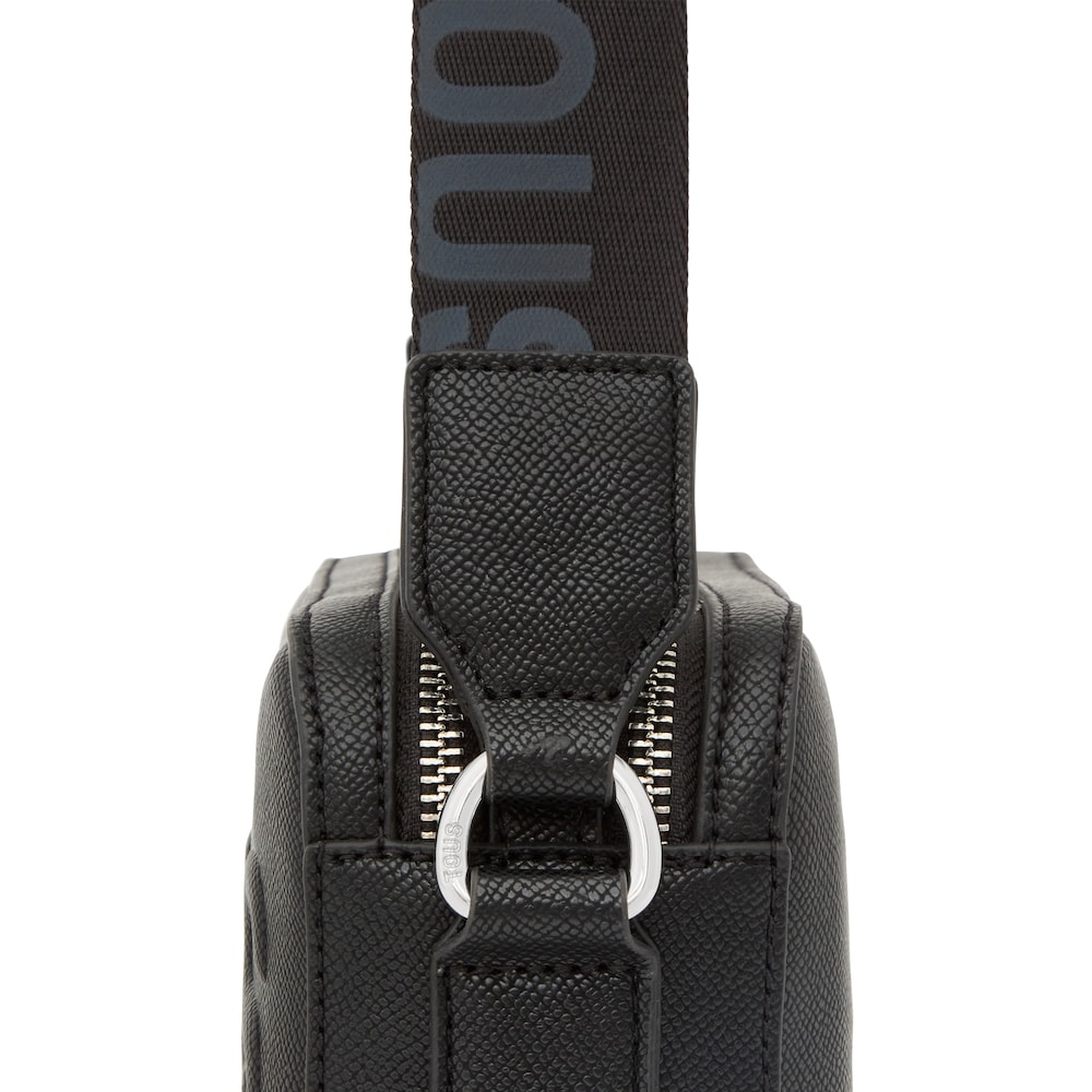 Czarna torebka przez ramię typu reporter TOUS La Rue New