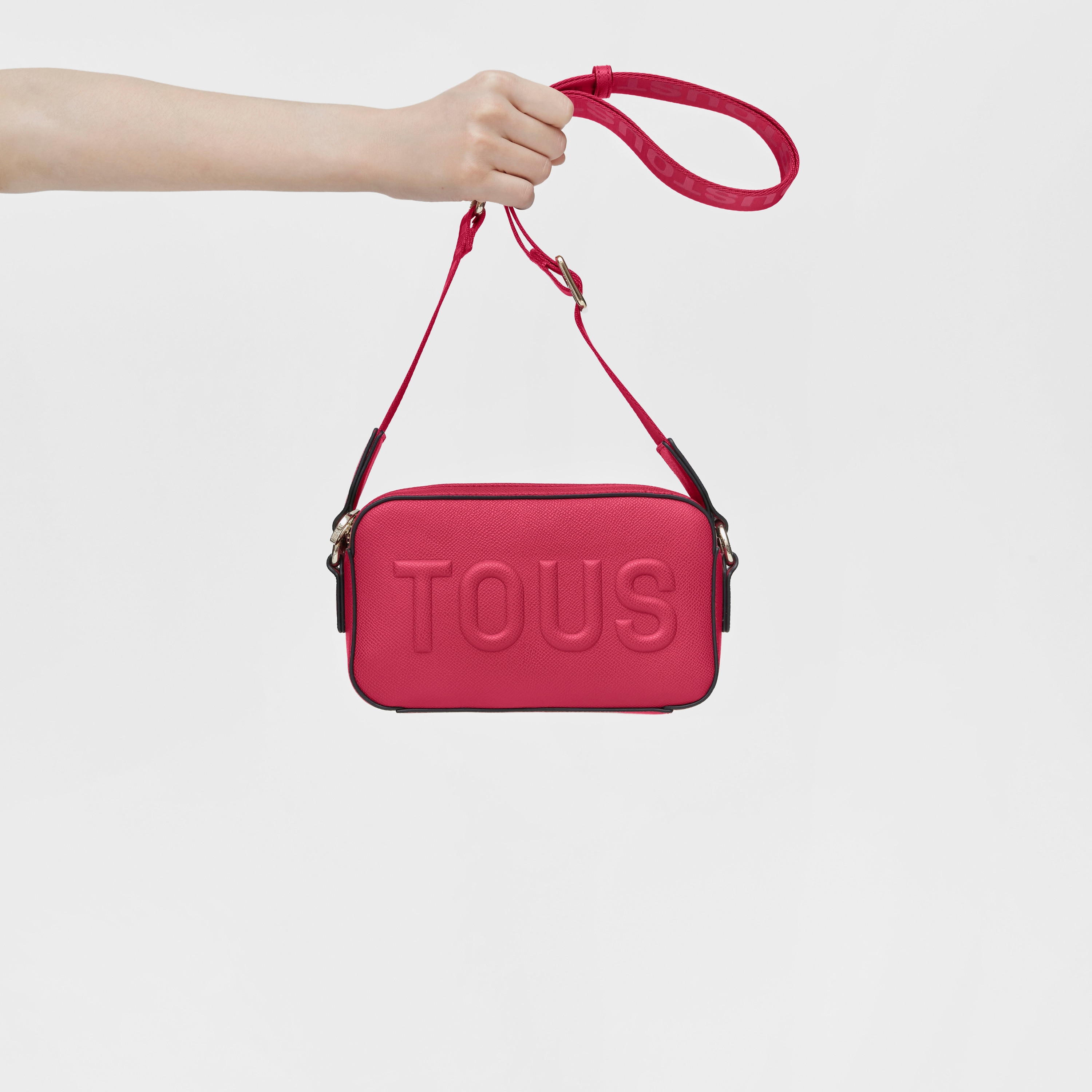 Fuchsia TOUS La Rue New Crossbody reporter bag
