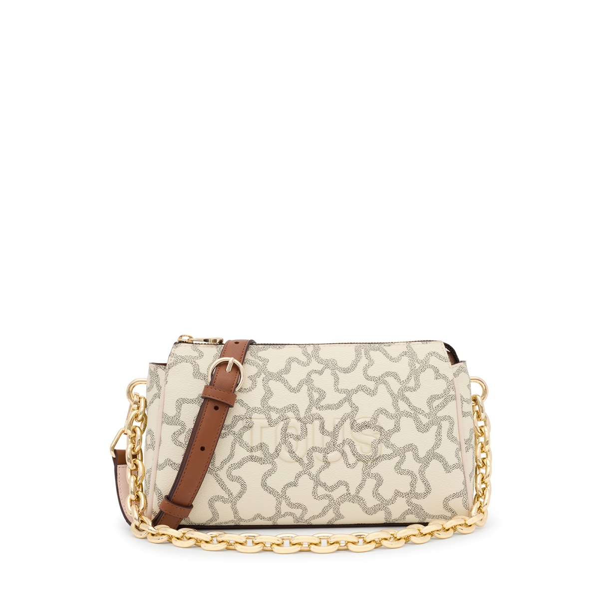 Beige Crossbody bag Kaos Icon