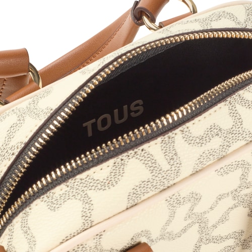 Small beige Bowling bag Kaos Icon