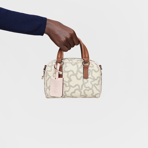 Small beige Bowling bag Kaos Icon
