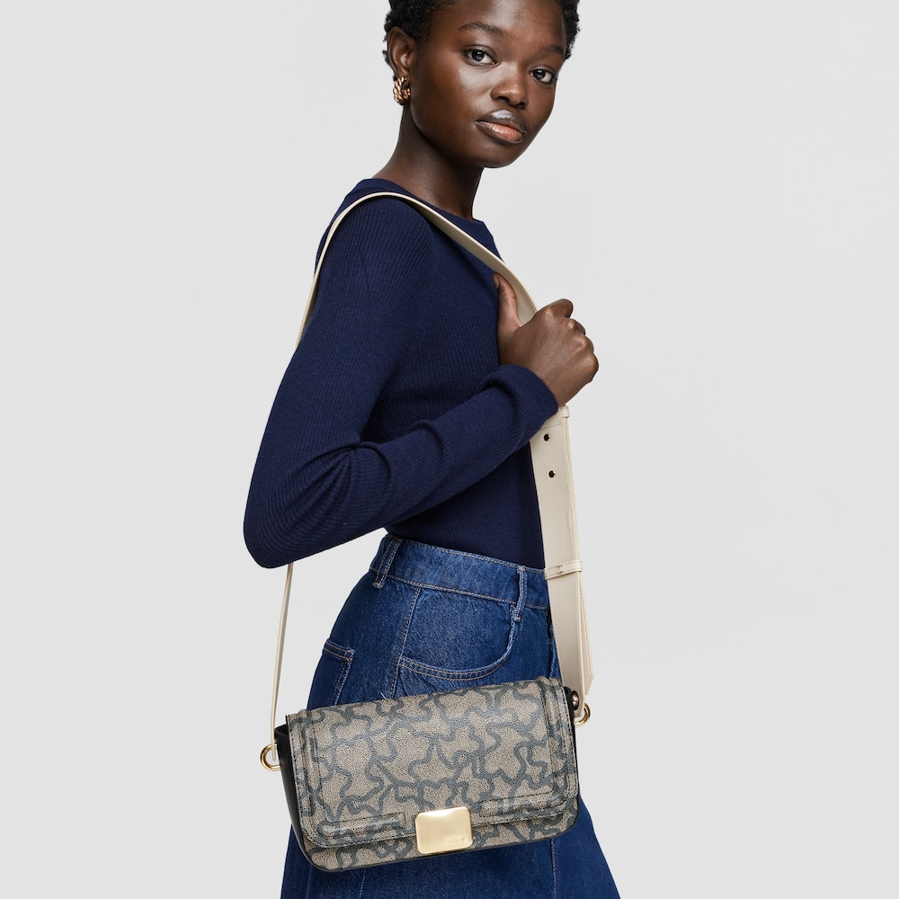 Bandolera mediana negra Kaos Icon