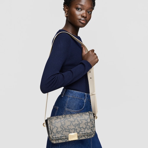 Medium black Crossbody bag Kaos Icon