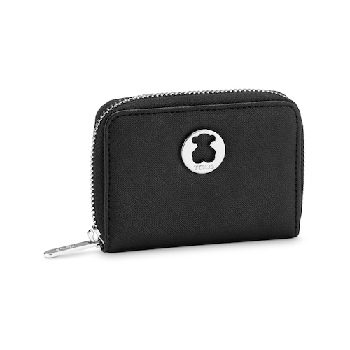 Monedero Dubai Saffiano negro