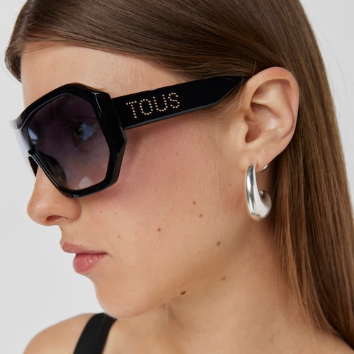 Black Sunglasses Studs Mask