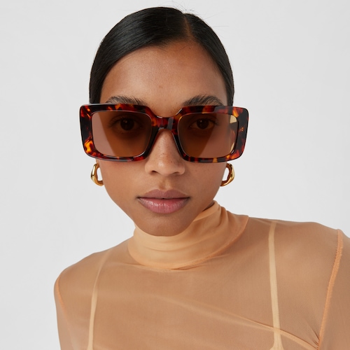 Gafas de sol Studs havana