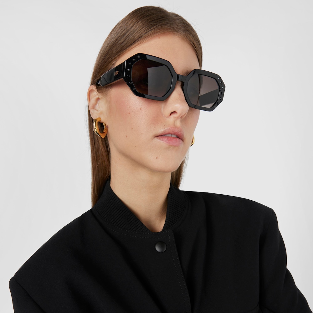 Gafas de sol Geometric negro image number 1
