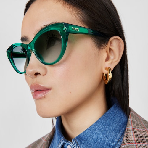 Green Sunglasses Butterfly