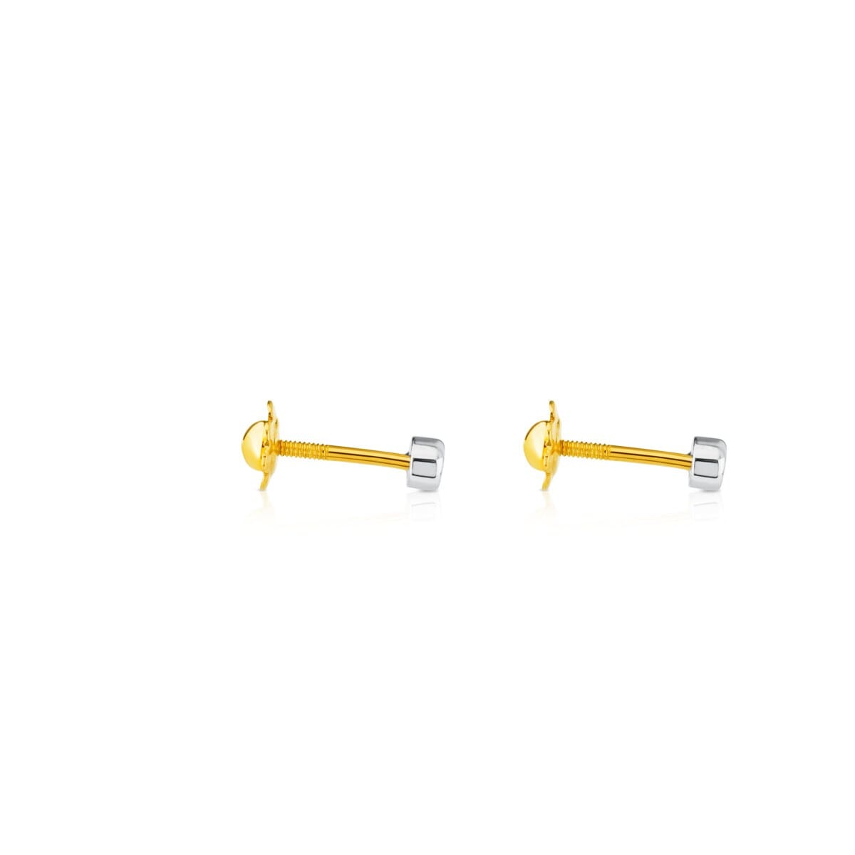 Yellow and White Gold TOUS Diamonds Earrings