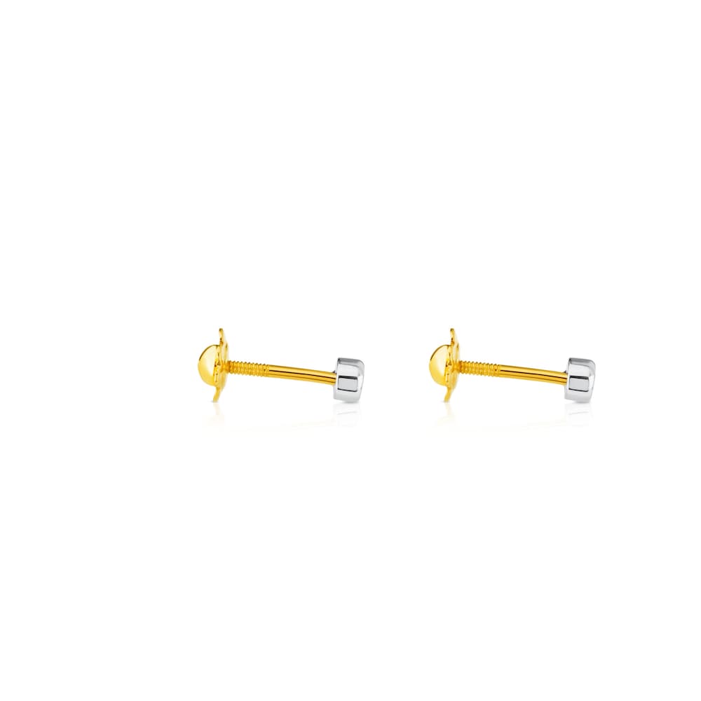 Yellow and White Gold TOUS Diamonds Earrings