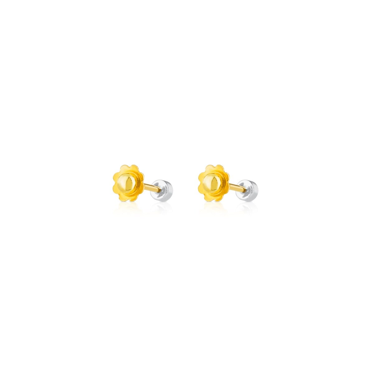 Yellow and White Gold TOUS Diamonds Earrings