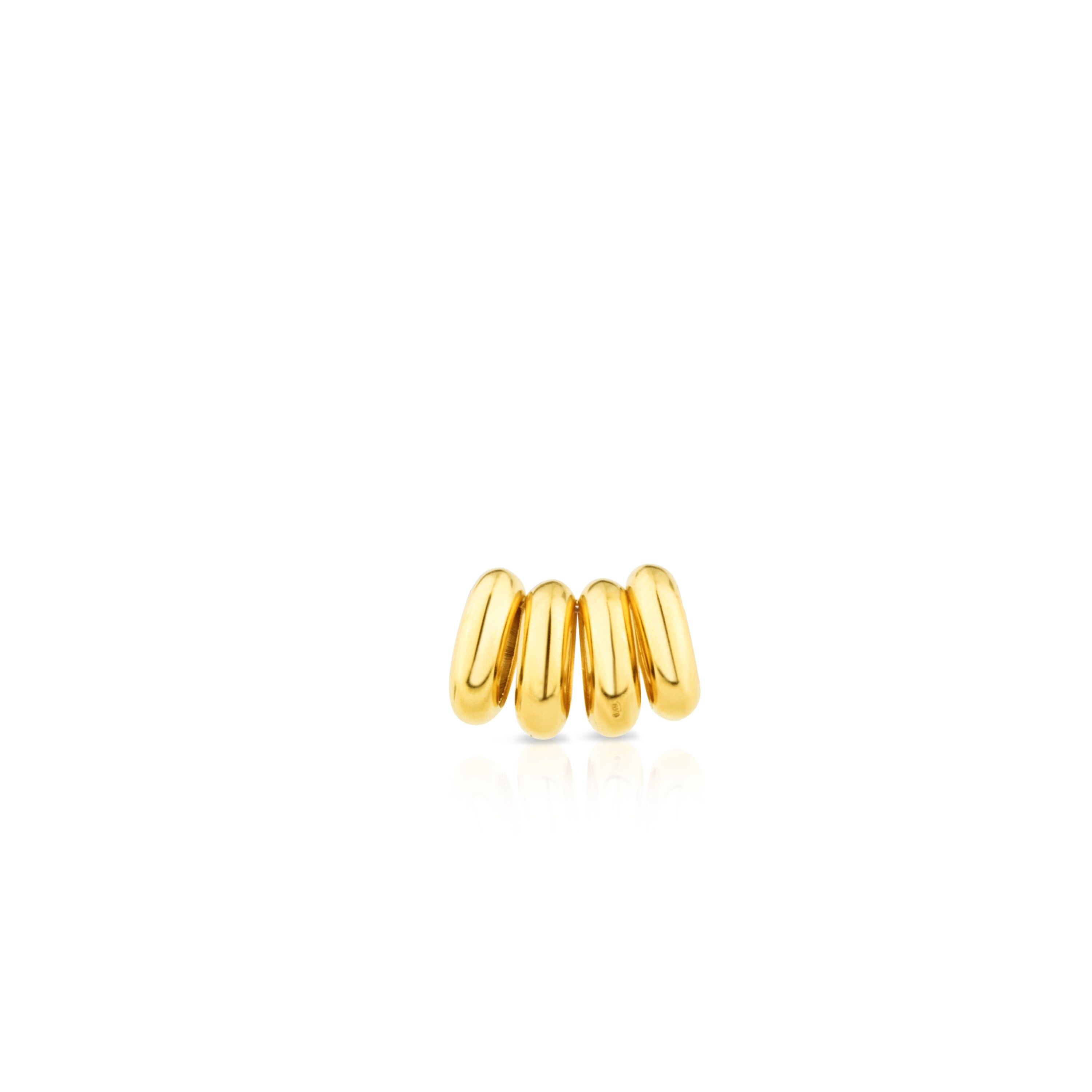 Pack of 4 TOUS pendant rings for 18K solid gold TOUS Chokers