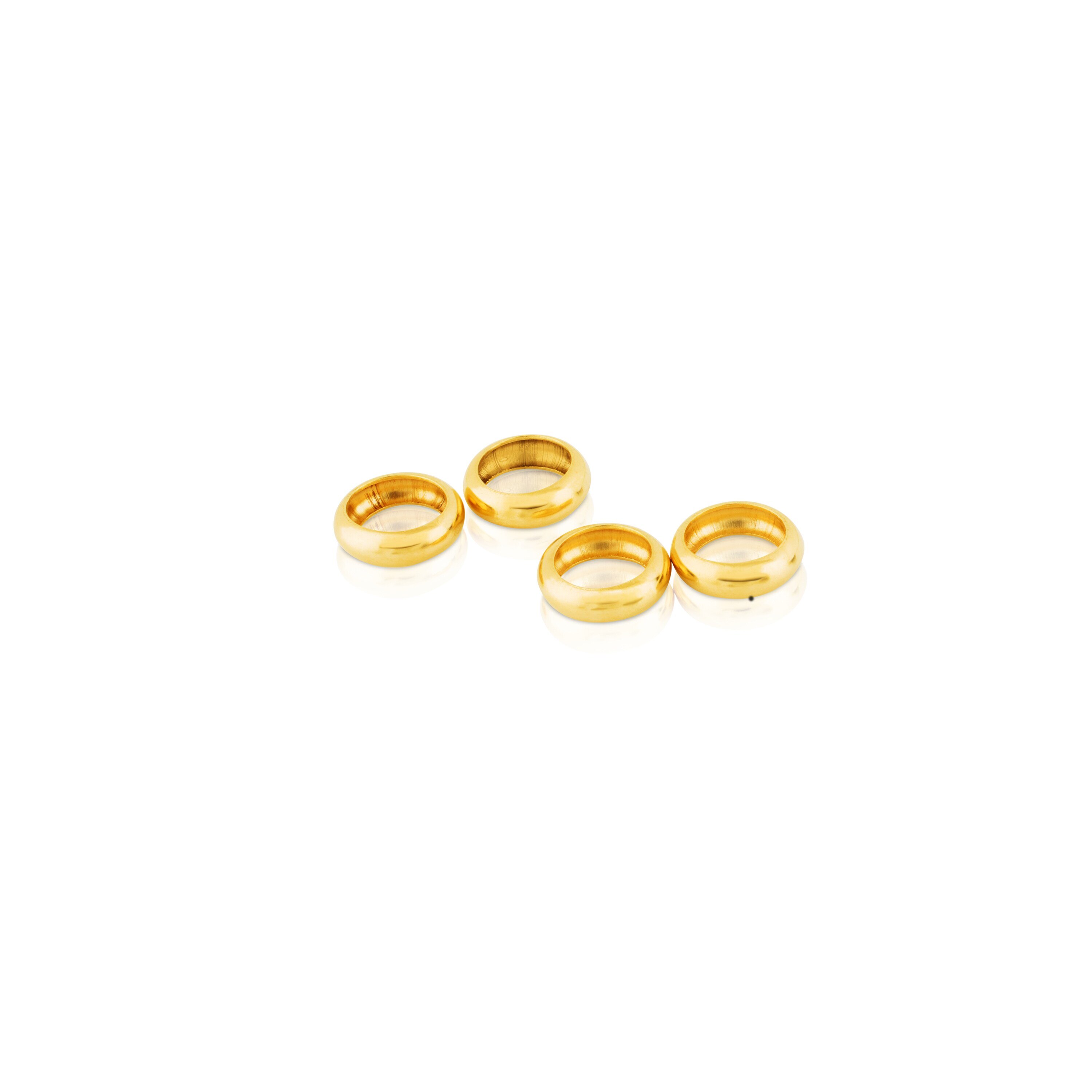 Pack of 4 TOUS pendant rings for 18K solid gold TOUS Chokers