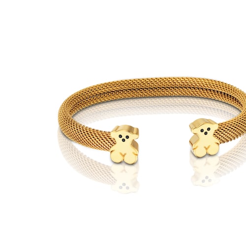 Pulsera con ba&ntilde;o de oro 18 kt sobre plata Sweet Dolls