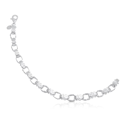 Silver TOUS Bear Bracelet 19cm