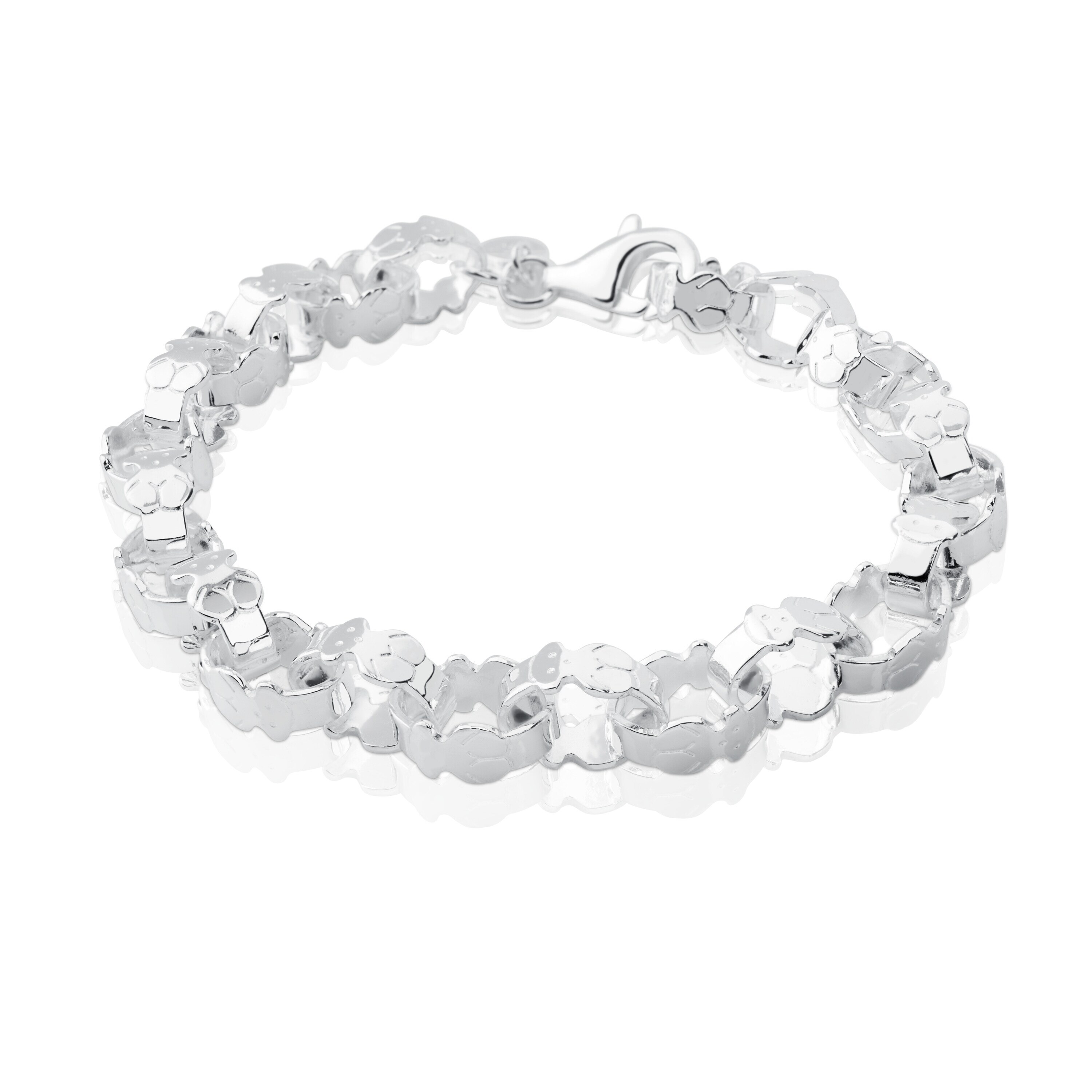 Silver TOUS Bear Bracelet 19cm image number 2