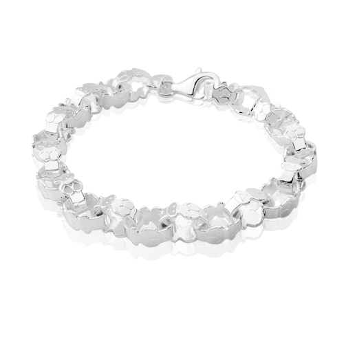 Silver TOUS Bear Bracelet 19cm