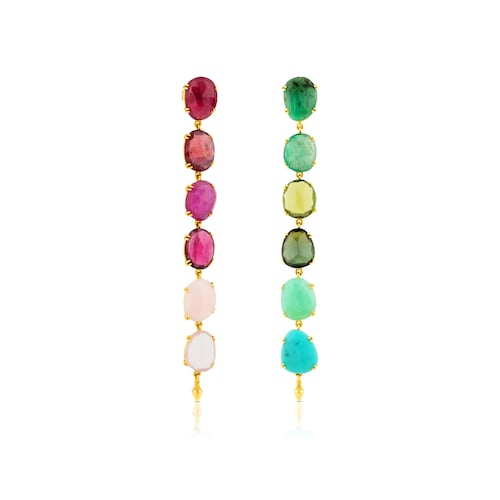 18K Solid Gold Beethoven Earrings