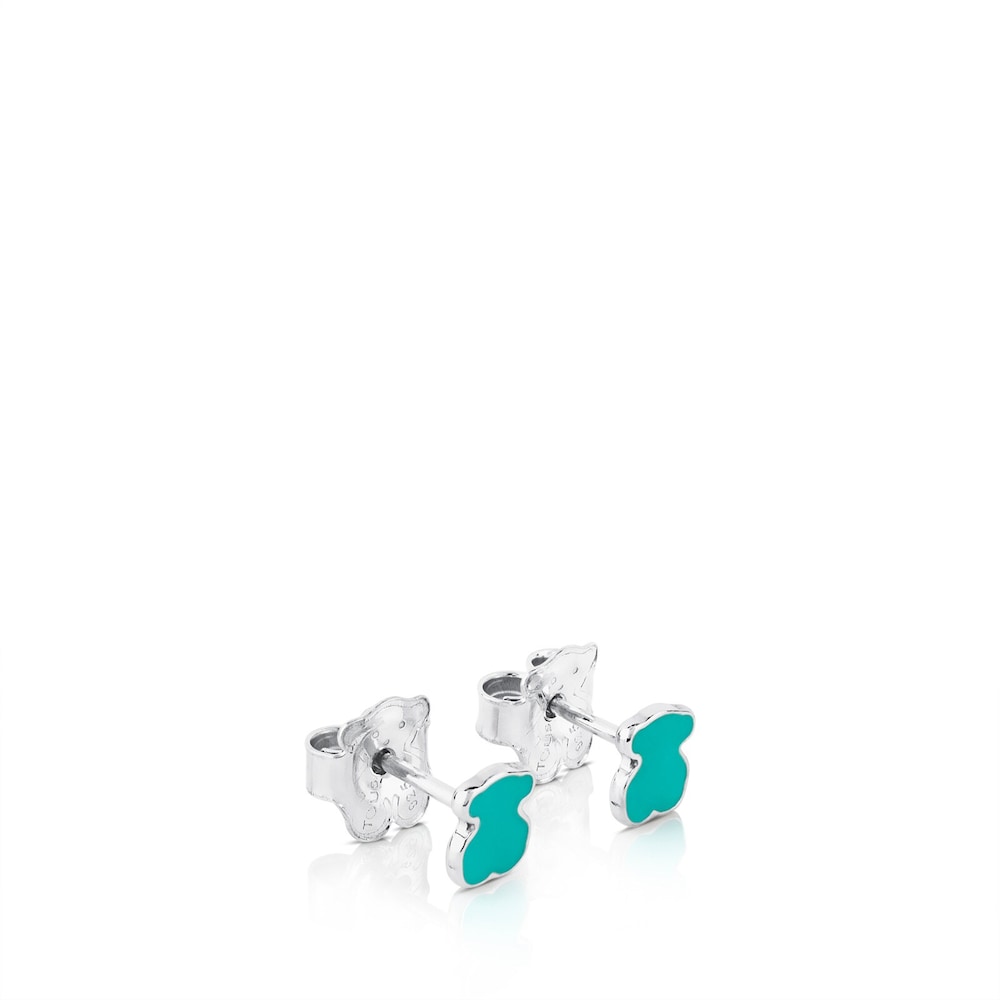 Silver Muffin Earrings