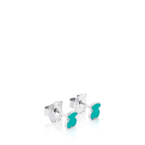 Pendientes de plata Muffin