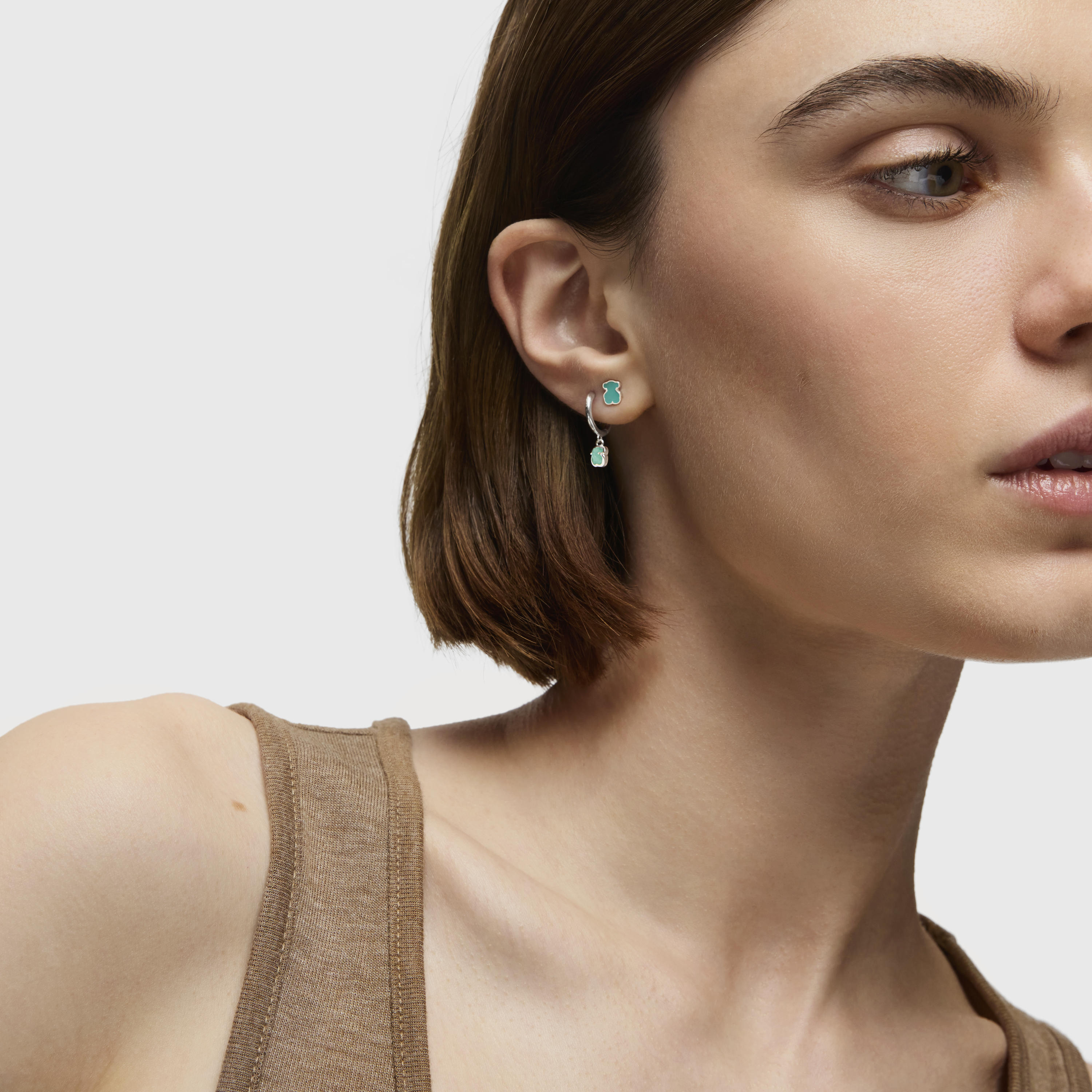 Silver Muffin Earrings