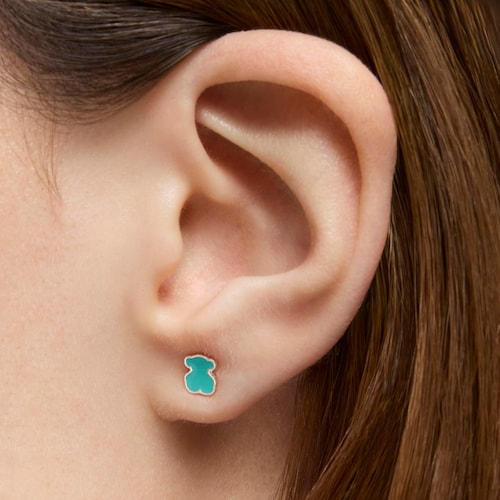 Pendientes de plata Muffin