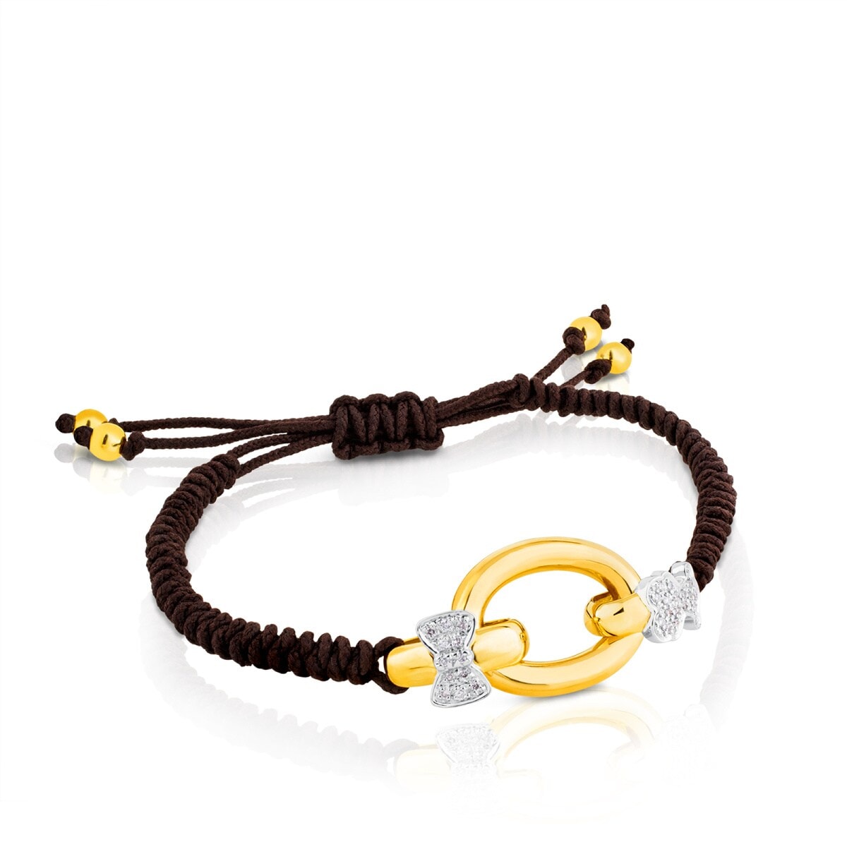 Gold Gen Bracelet with White Gold and Diamond