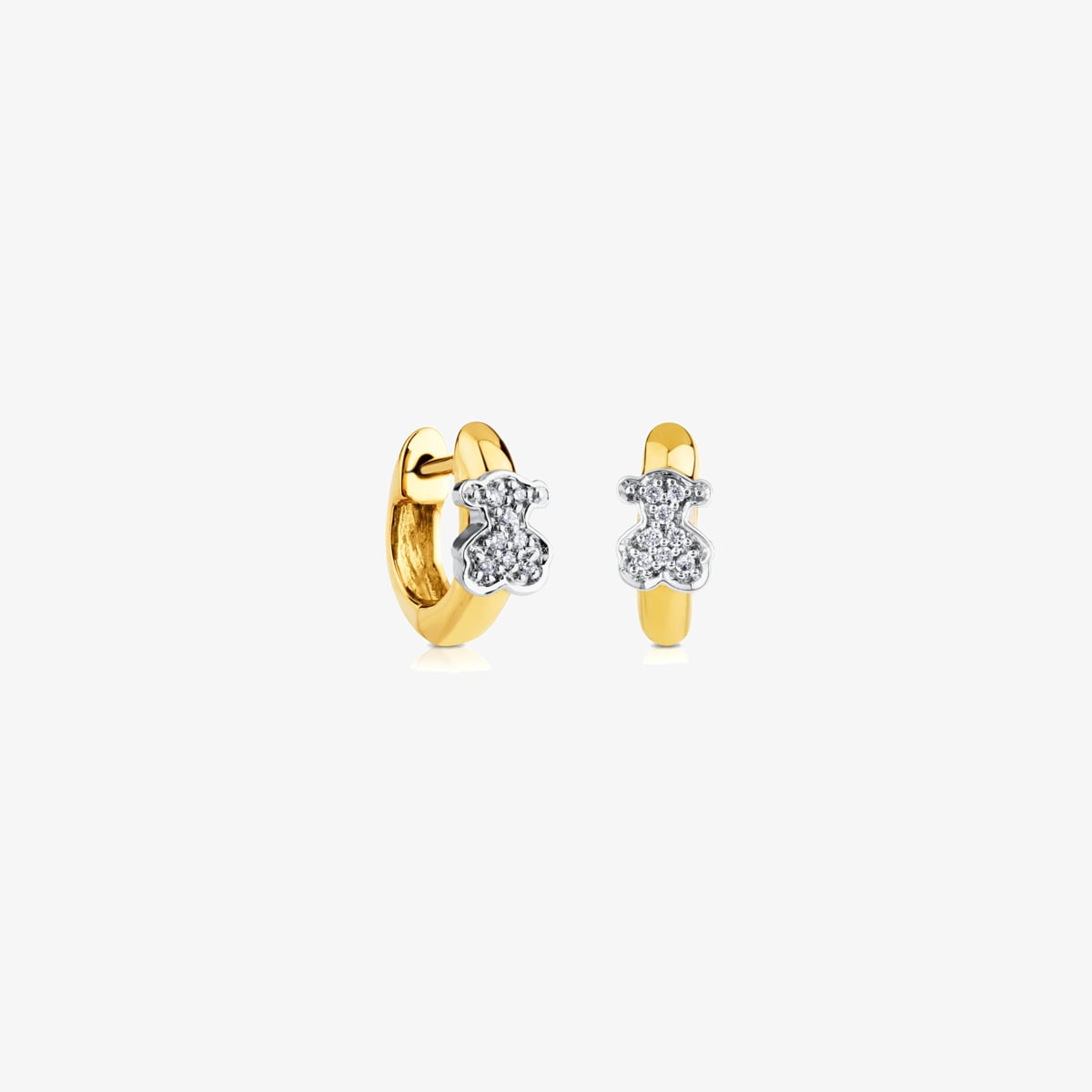 Tous - Pendientes De Oro Y Diamantes Gen - Transparente