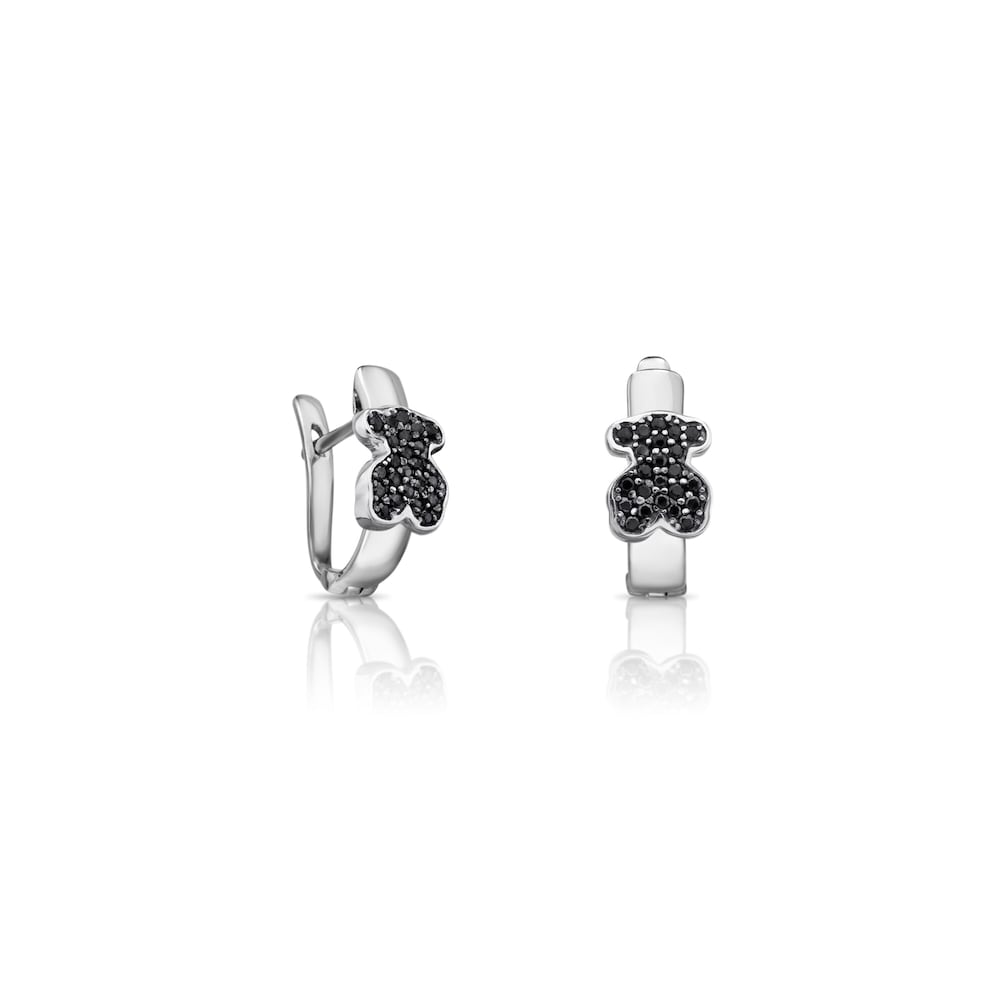 Silver TOUS Gen Earrings with Spinels
