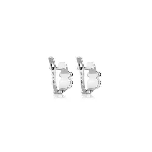 Pendientes de plata y espinelas Gen