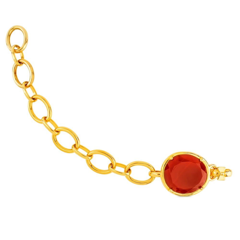 Pulsera Dinah Round con ba&ntilde;o de oro 18 kt sobre plata