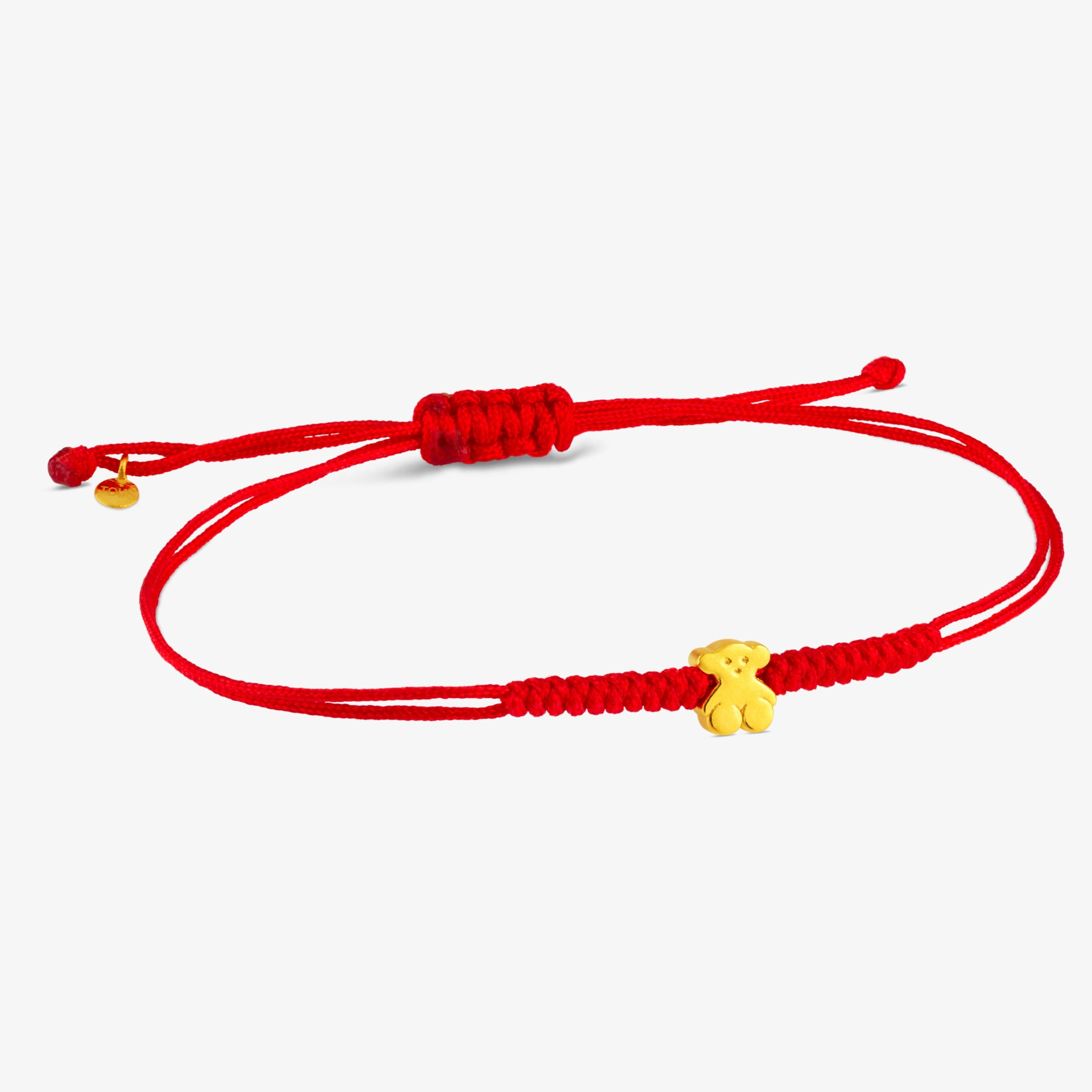 24 K solid gold Sweet Dolls Bracelet Bear motif