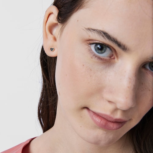 Boucles d'oreilles Motif en Vermeil