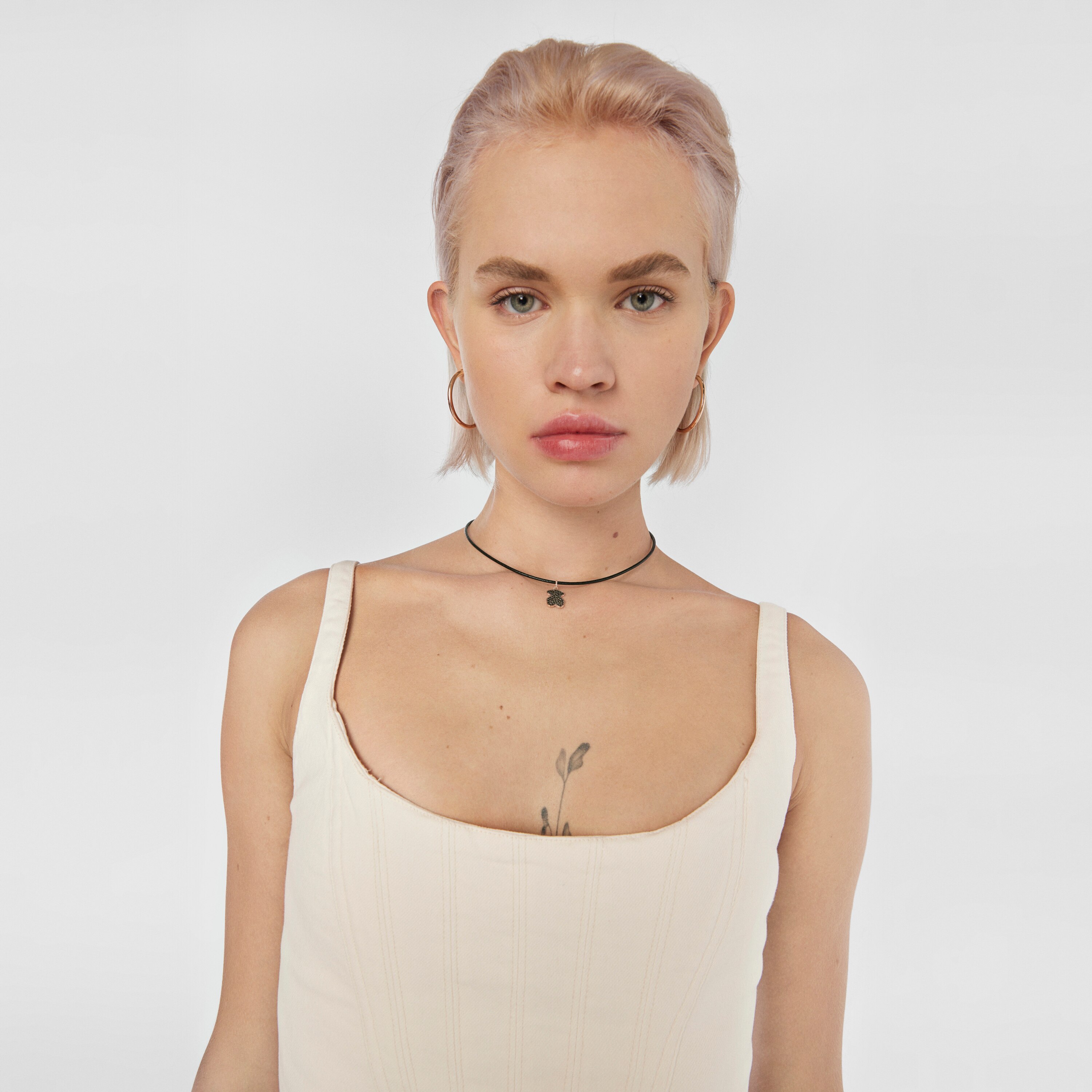 Rose Vermeil Silver TOUS Motif Pendant with Spinel and Bear motif