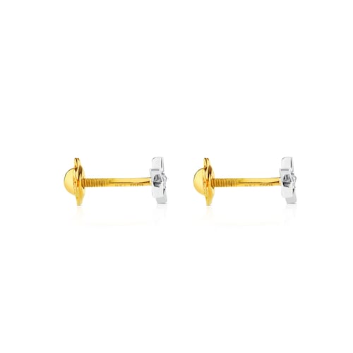 White Gold TOUS Puppies Earrings with Diamonds Star motifs