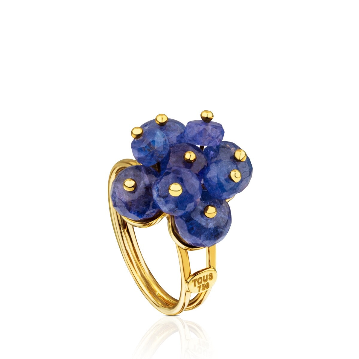 ATELIER Precious Gemstones Ring in Gold with Tanzanites