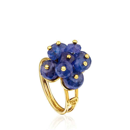 Anillo ATELIER Precious Gemstones de Oro con Tanzanitas
