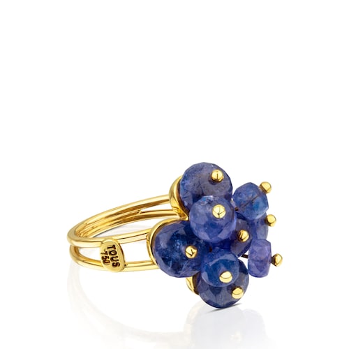 Anillo ATELIER Precious Gemstones de Oro con Tanzanitas