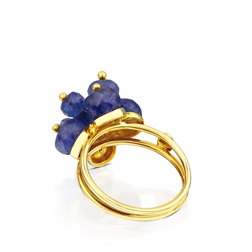 Anillo ATELIER Precious Gemstones de Oro con Tanzanitas