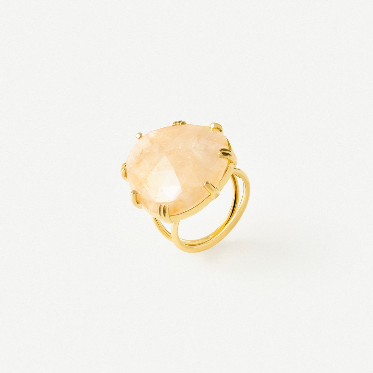 Tous - Anillo De Oro Con Zafiro Amarillo Tous Atelier Unique Pieces Talla 14