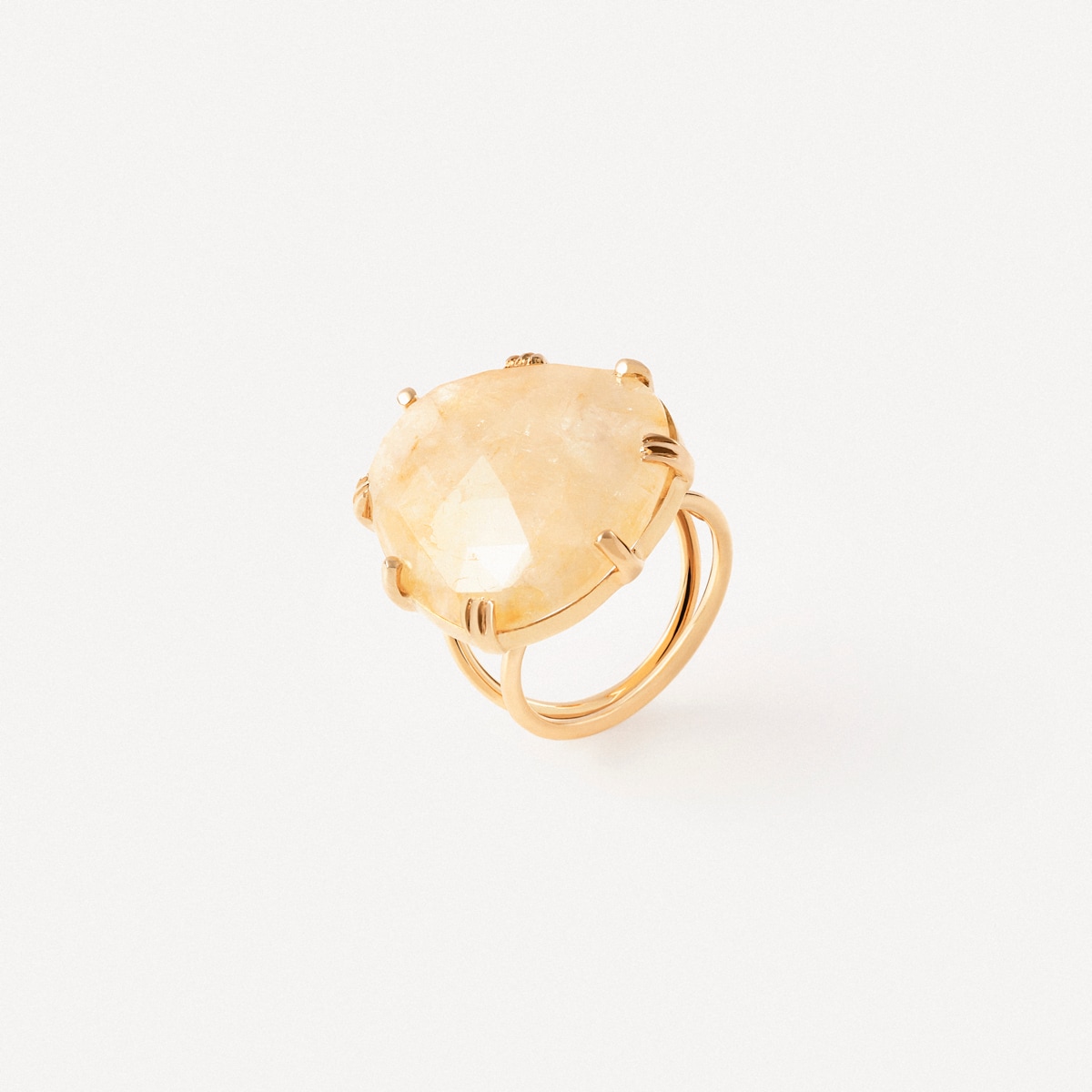Gold Ring with yellow sapphire TOUS ATELIER UNIQUE PIECES